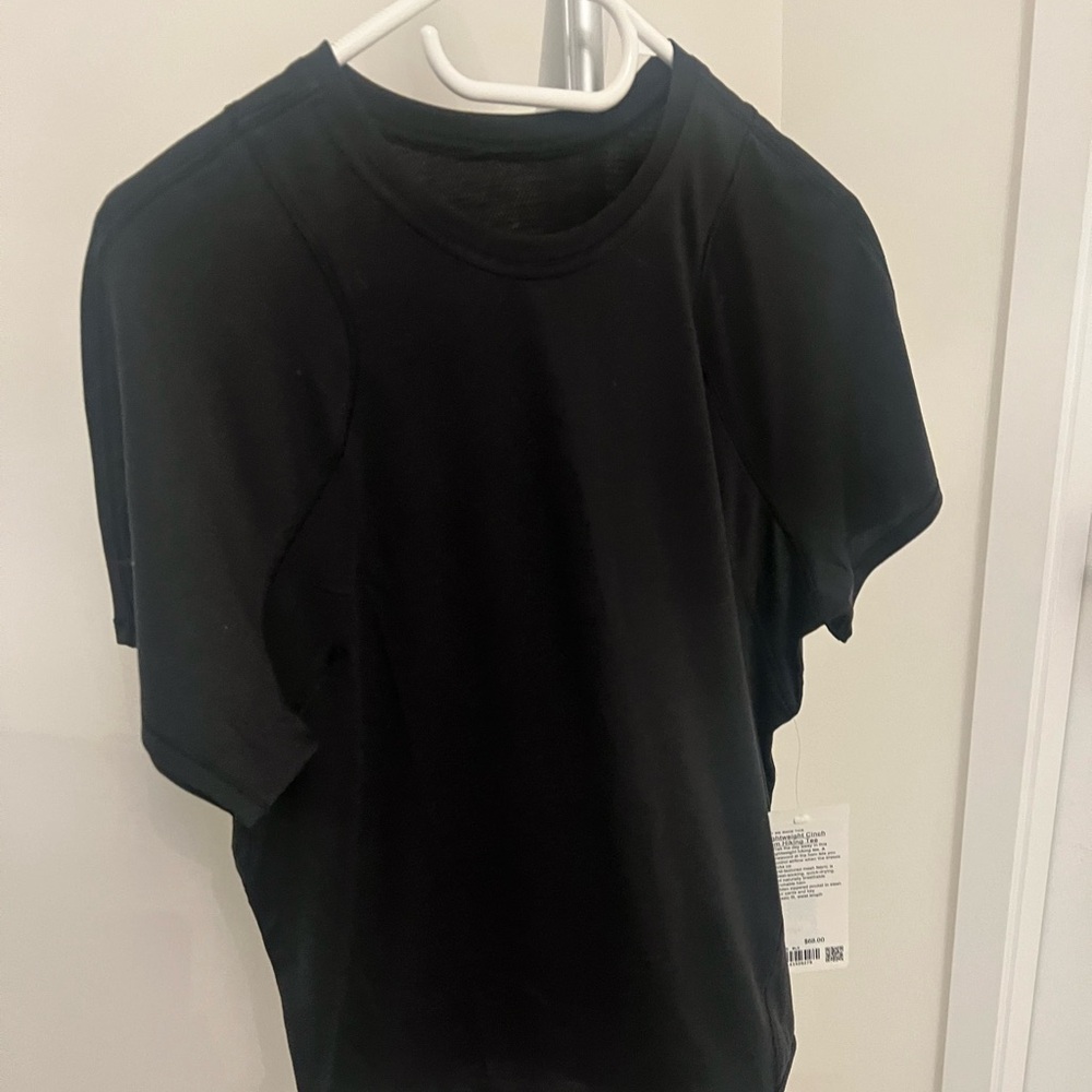 Black Short Sleeve Top